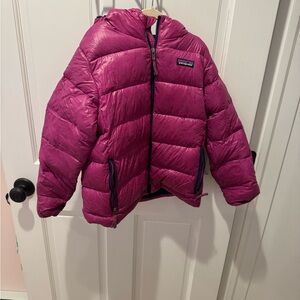 Patagonia hi loft Kids Puffer Jacket Pink XS 5/6 **PLEASE READ